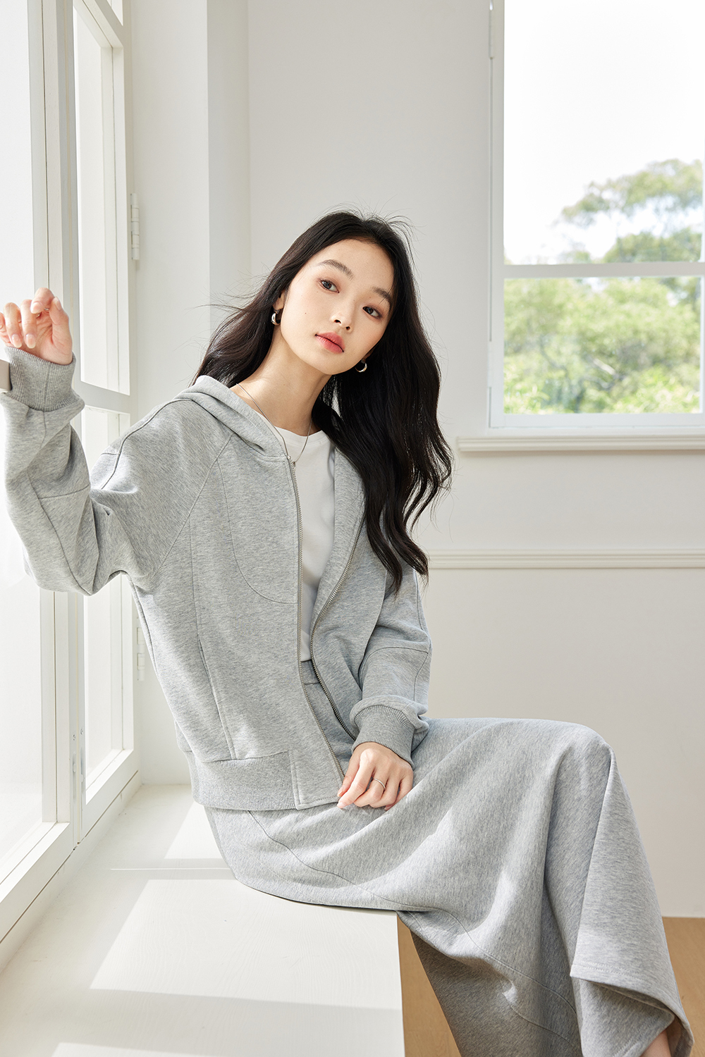 Pure cotton fashionable temperament suit