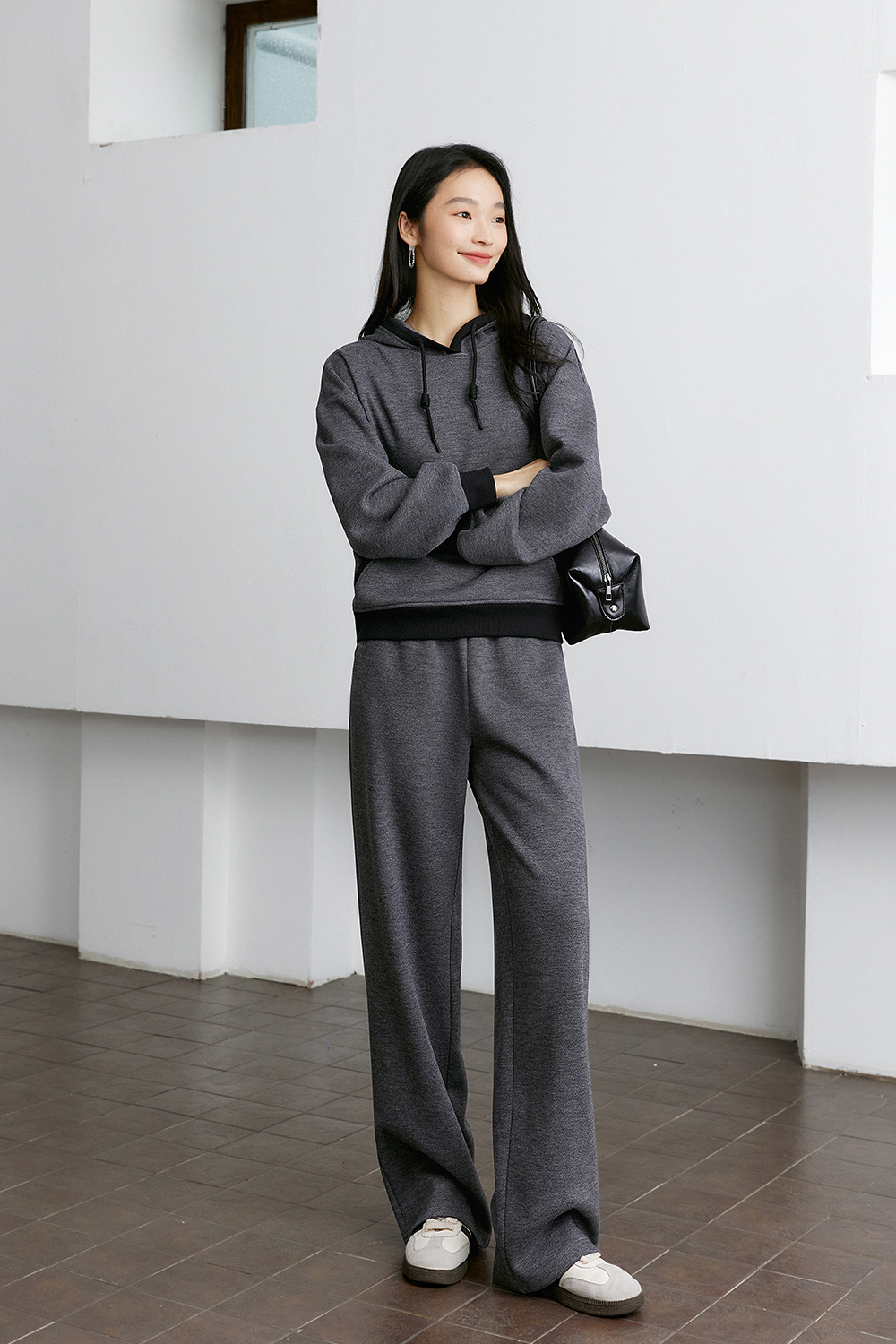 Loose Sanding Knitted Suit-VIMLYSTORE