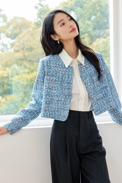 French Tweed Short Jacket