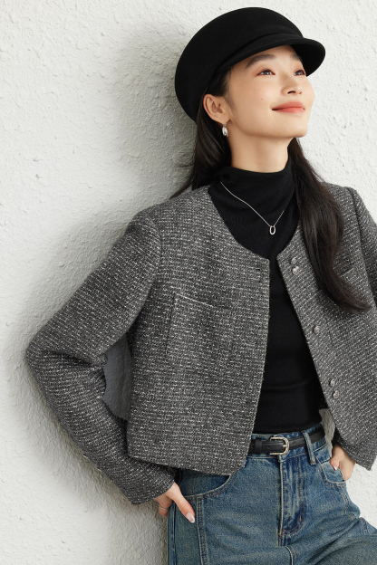 French Tweed Short Jacket