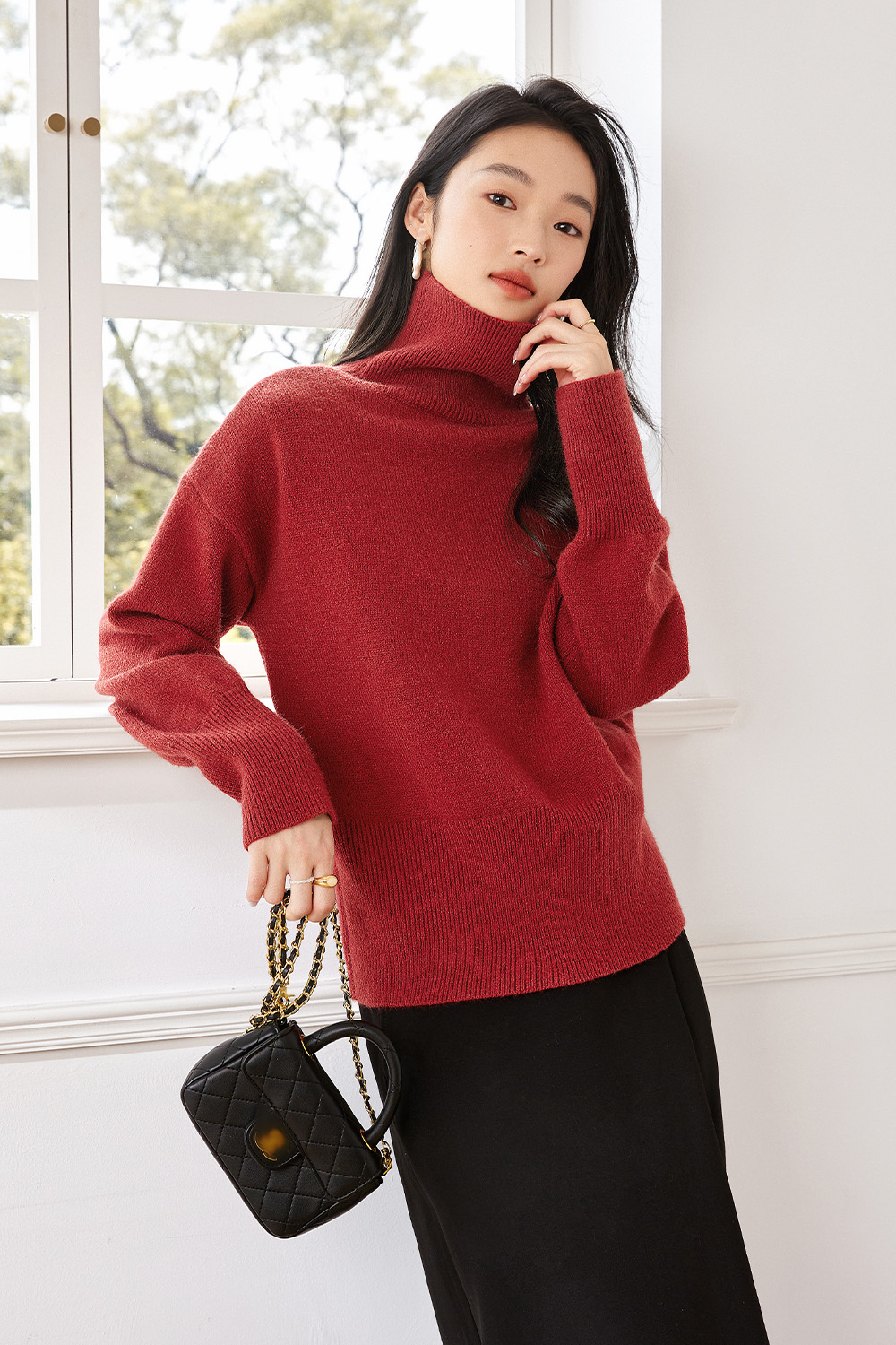 Lazystyle Warm Knitted Sweater-VIMLYSTORE