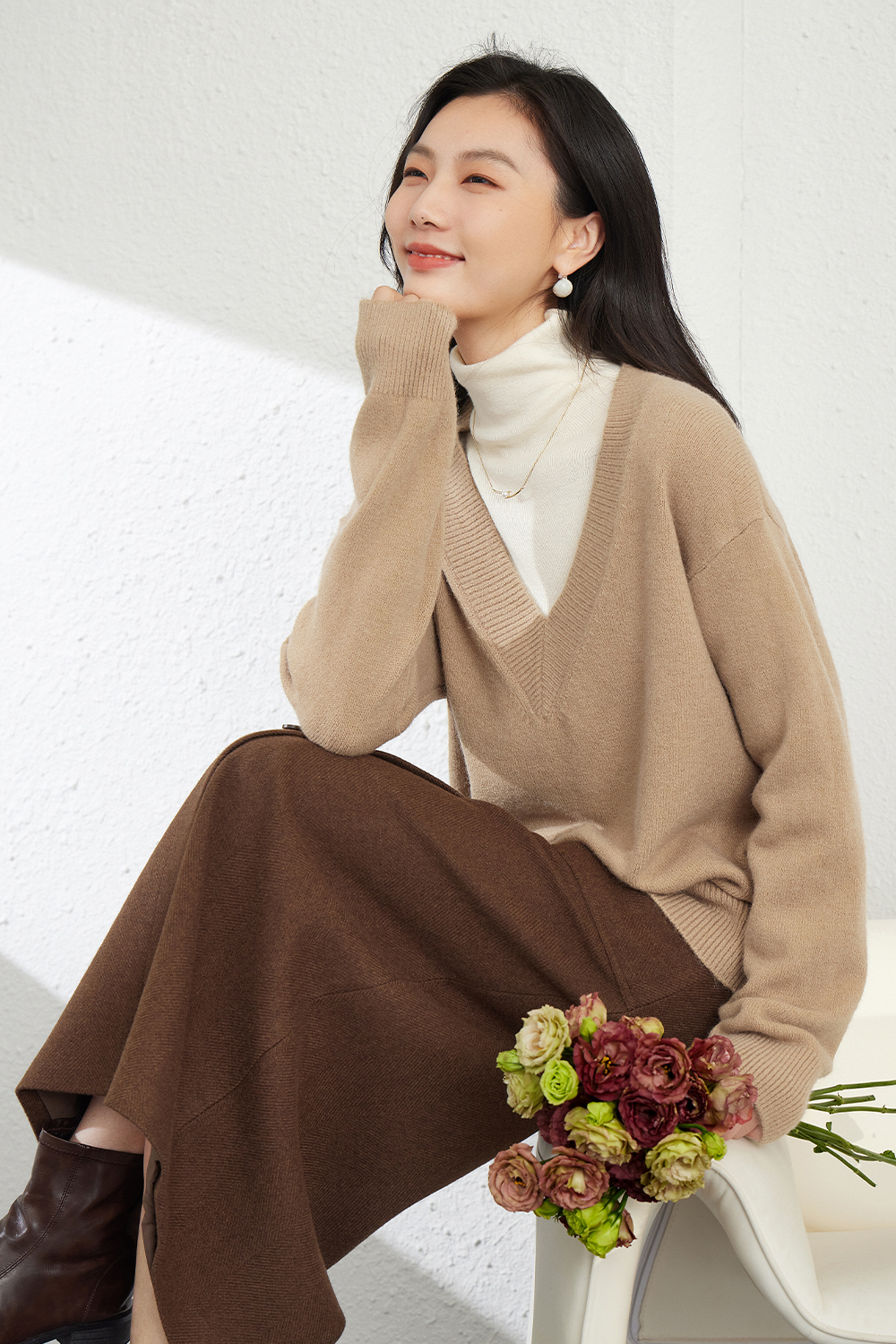 Lazy Style Soft Knit Sweater-VIMLYSTORE