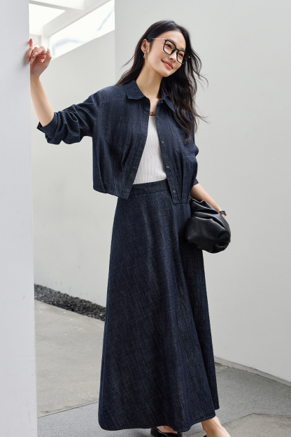 Pure Cotton Casual Denim Set