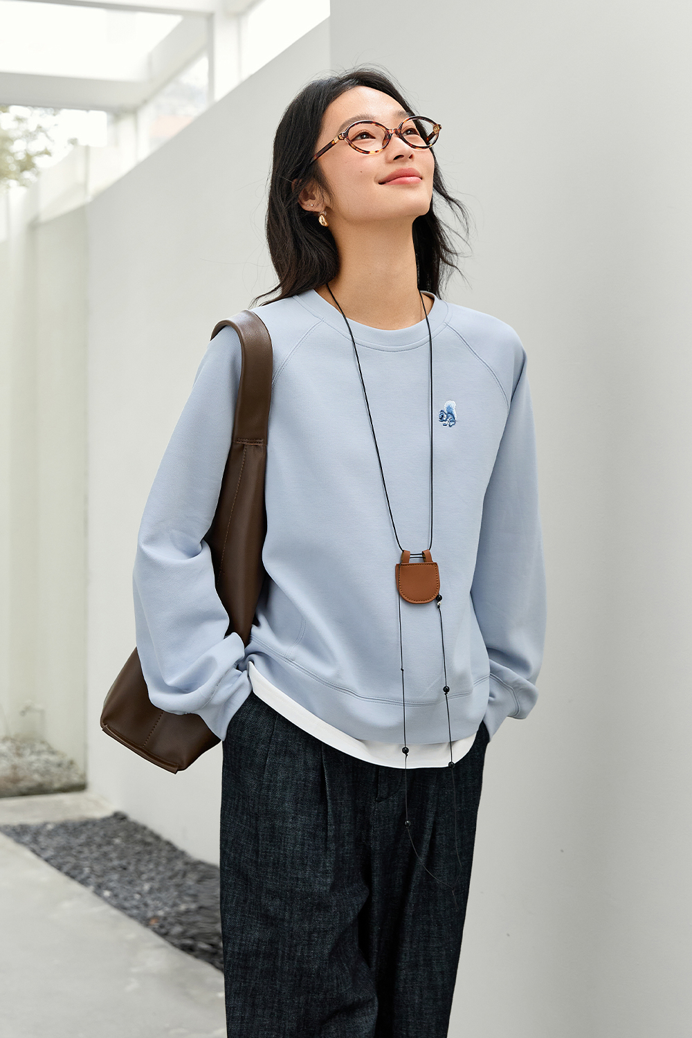 Breathable Texture Sweatshirt-VIMLYSTORE