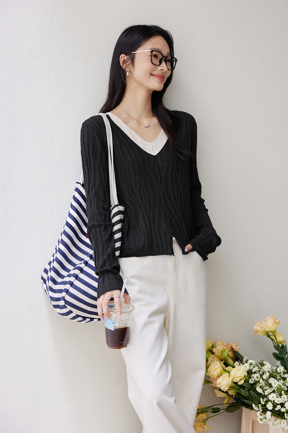 Faux Two-piece Comfortable Knitwear-VIMLYSTORE