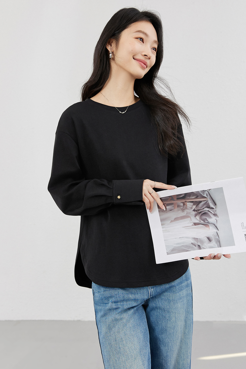 High-cotton Cloud - like T-shirt