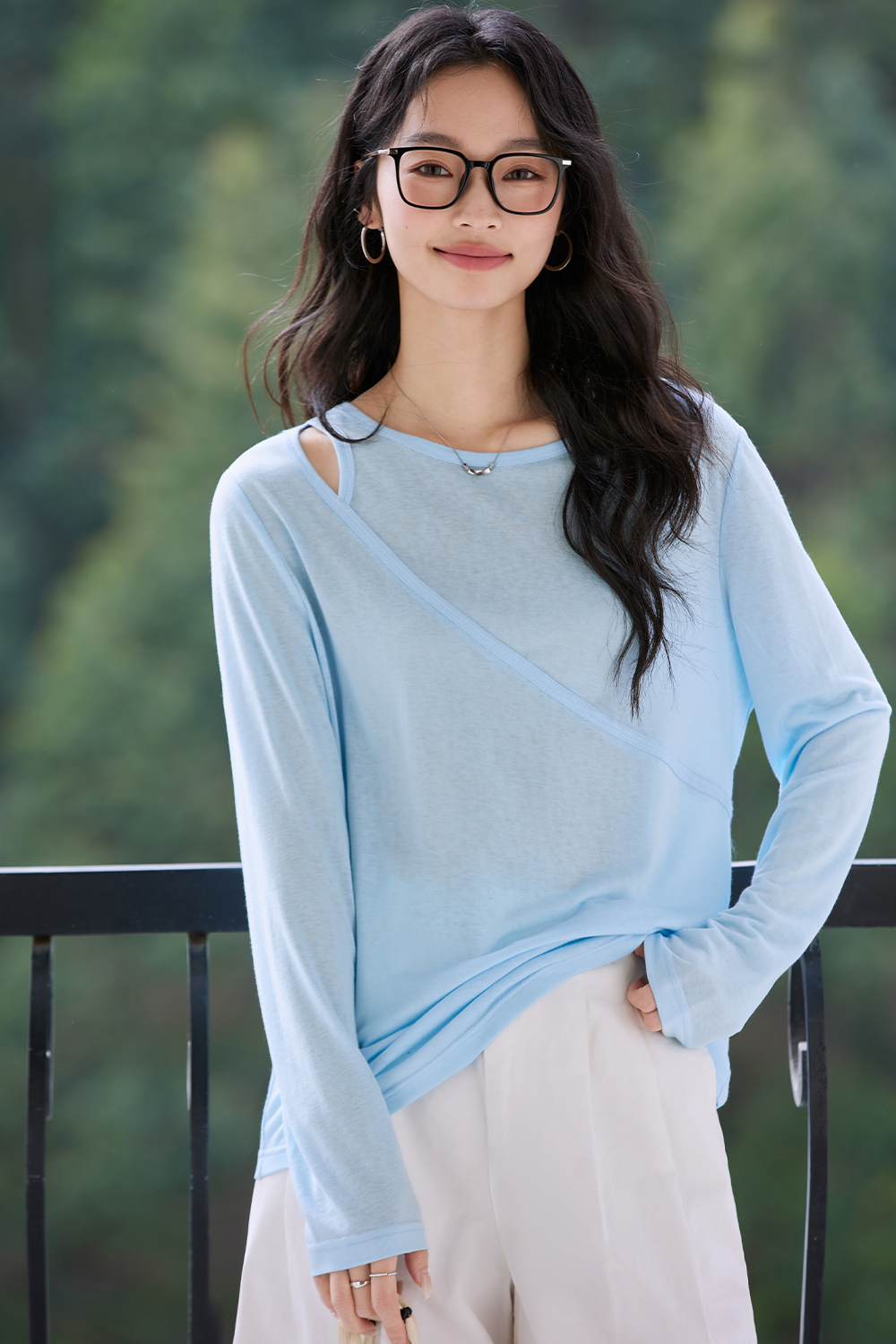 Creative Diagonal Casual T-Shirt