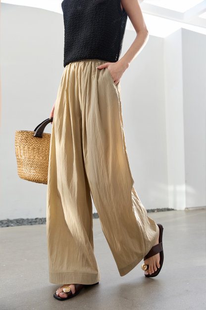Loose Casual Wide-Leg Pants