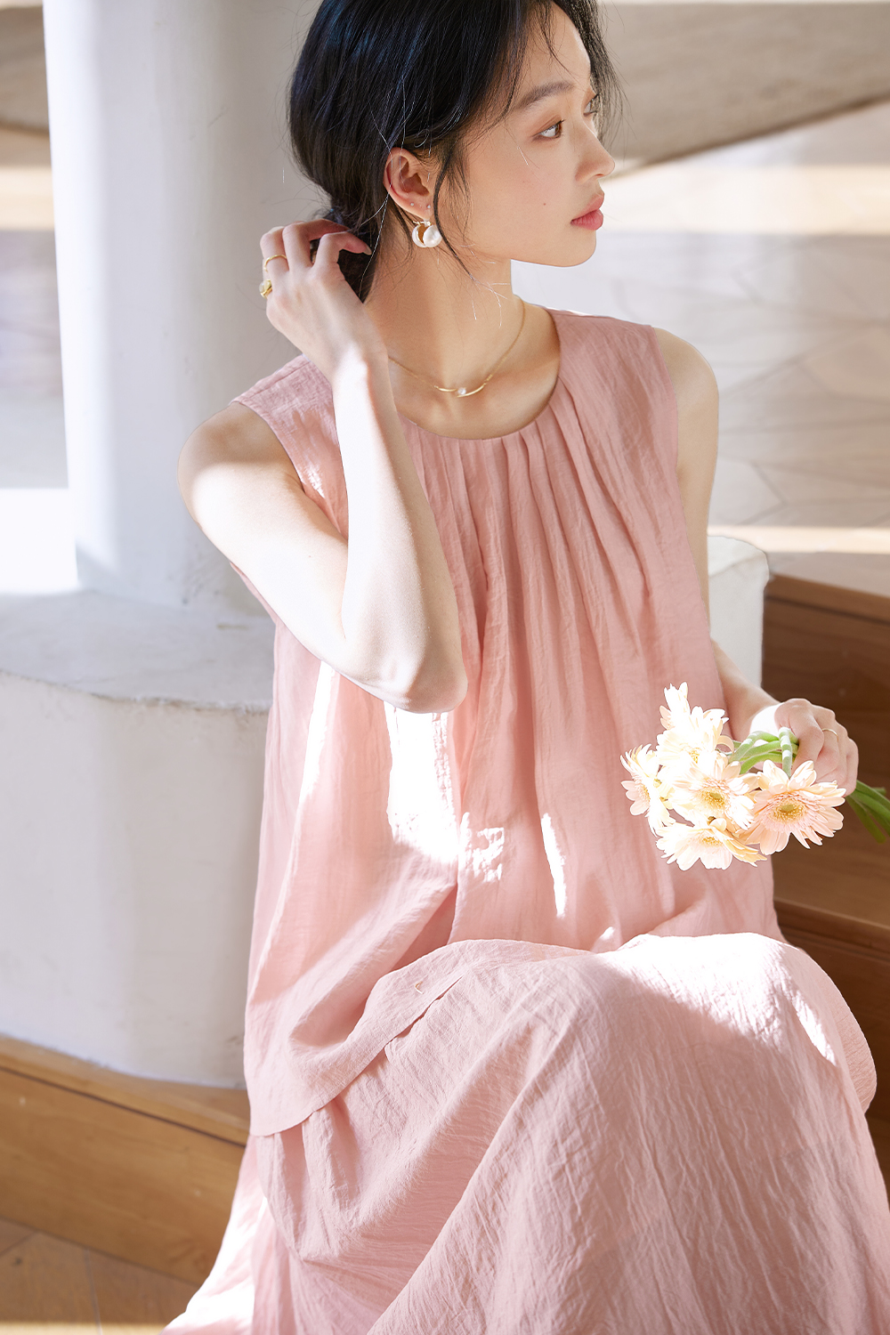 Simple Drape Casual Suit-VIMLYSTORE