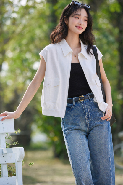 Simple Sleeveless Shirt