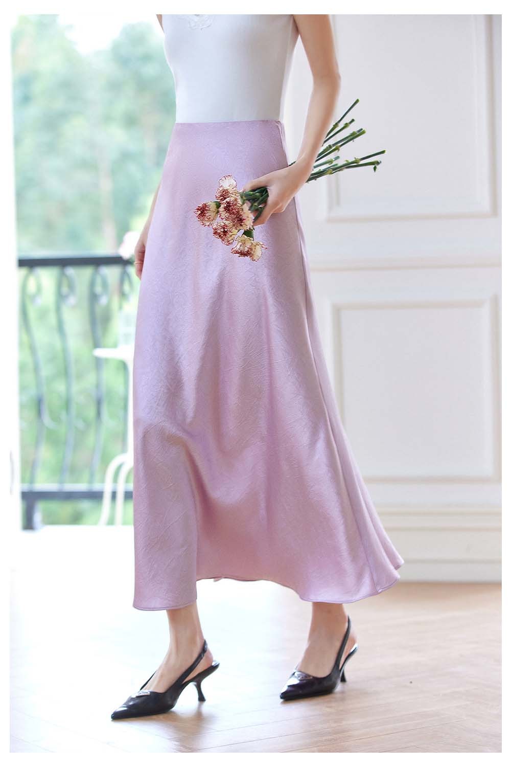 Ruched Shift Skirt