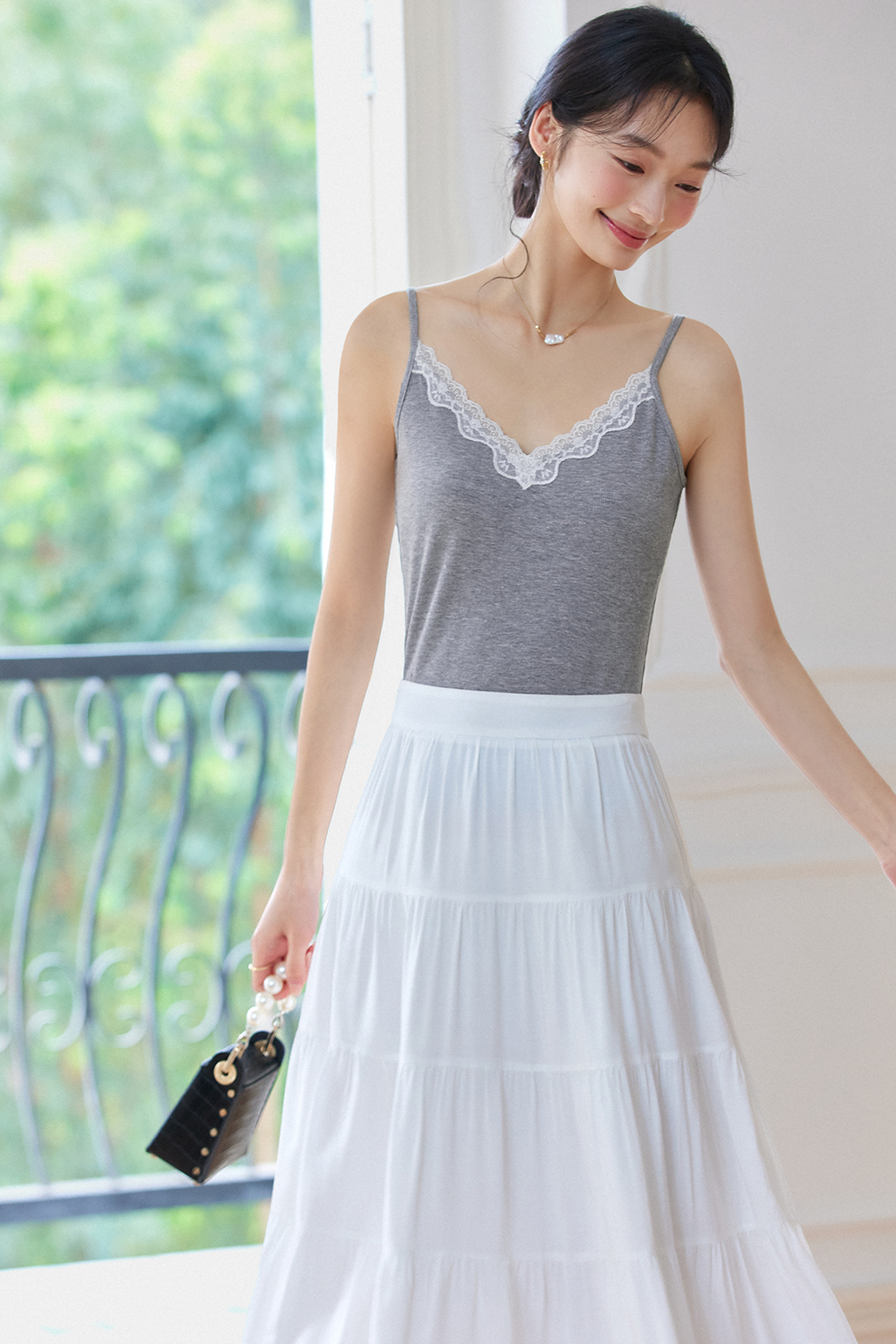 V-Neck Lace Camisole