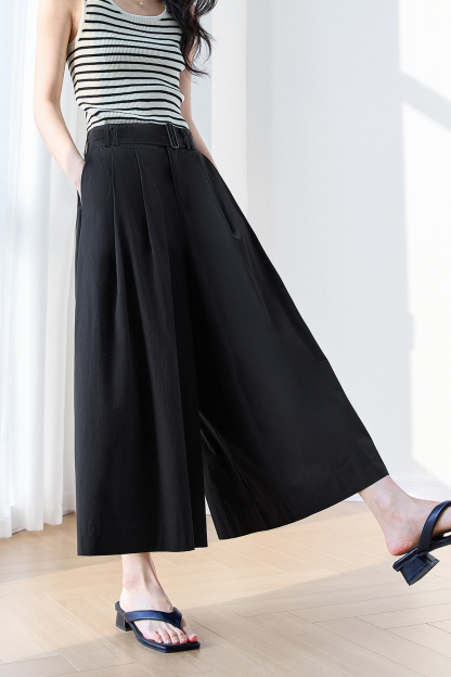 100% Cotton Loose Skirt Pants