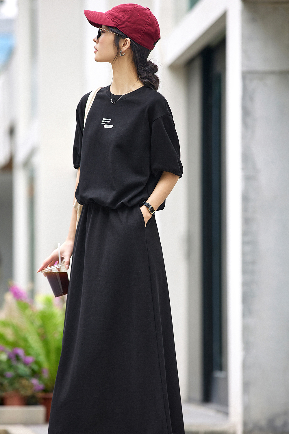 Casual Printed Knit Suit-VIMLYSTORE