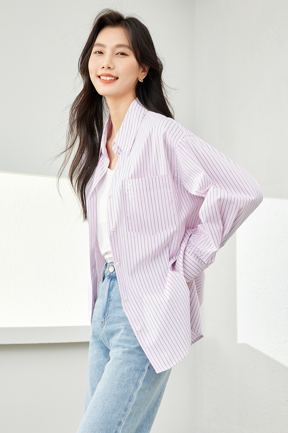 Spring Striped Shirt