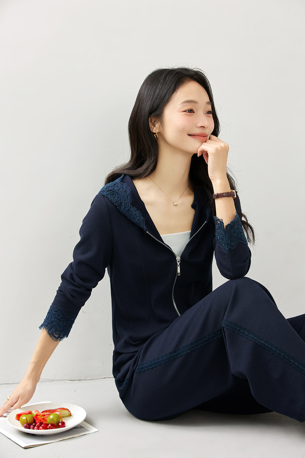 Hooded Top & Wide-Leg Jumpsuit-VIMLYSTORE