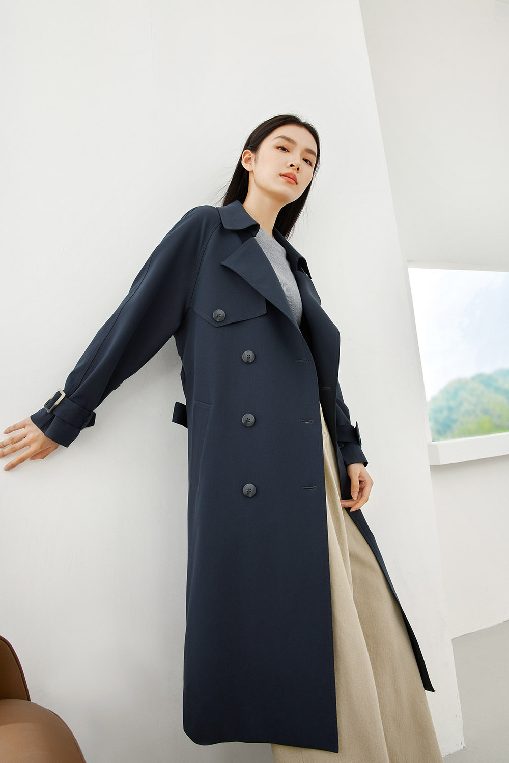 Long Trench Coat