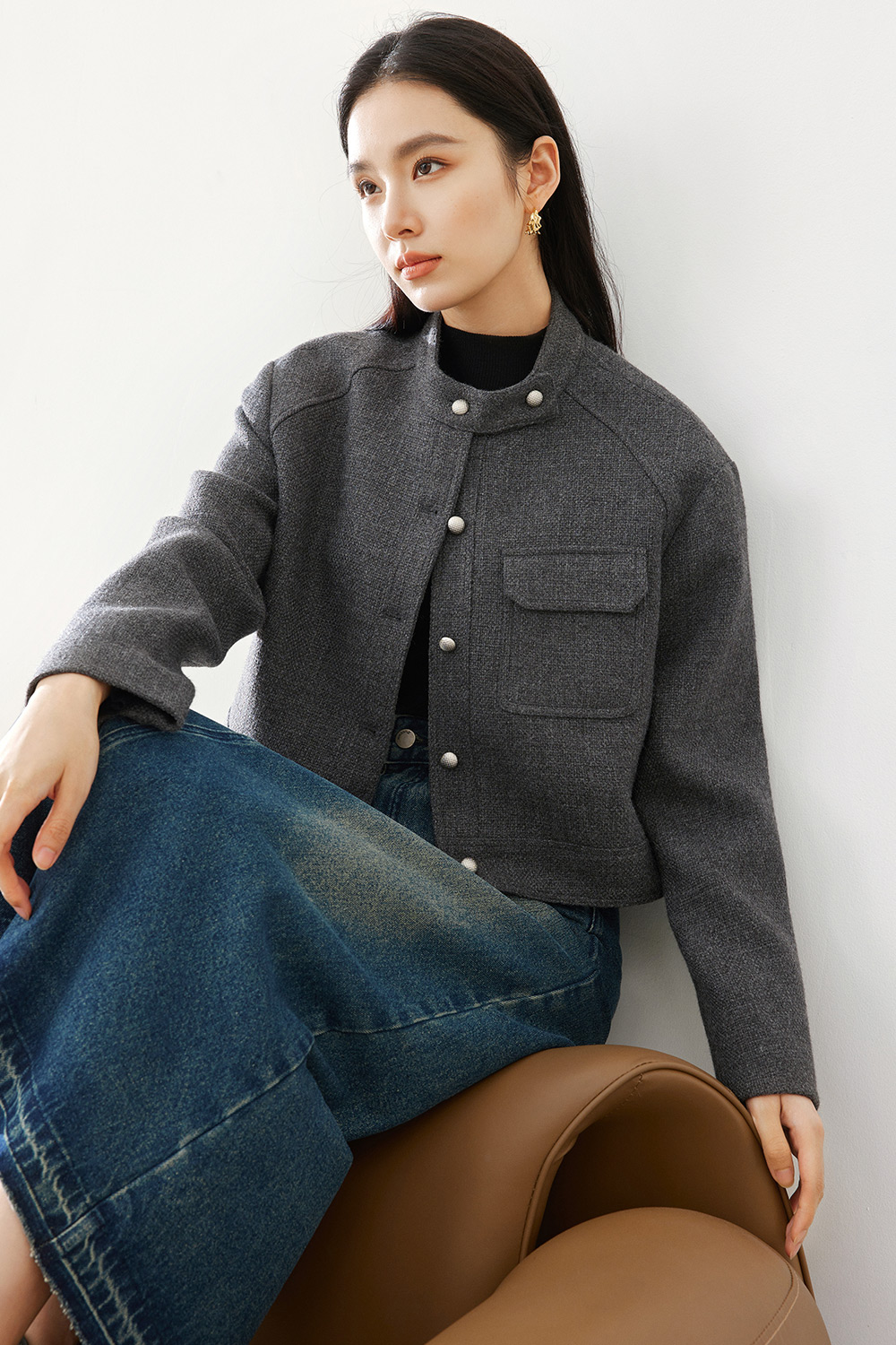 Padded Chanel-Style Jacket