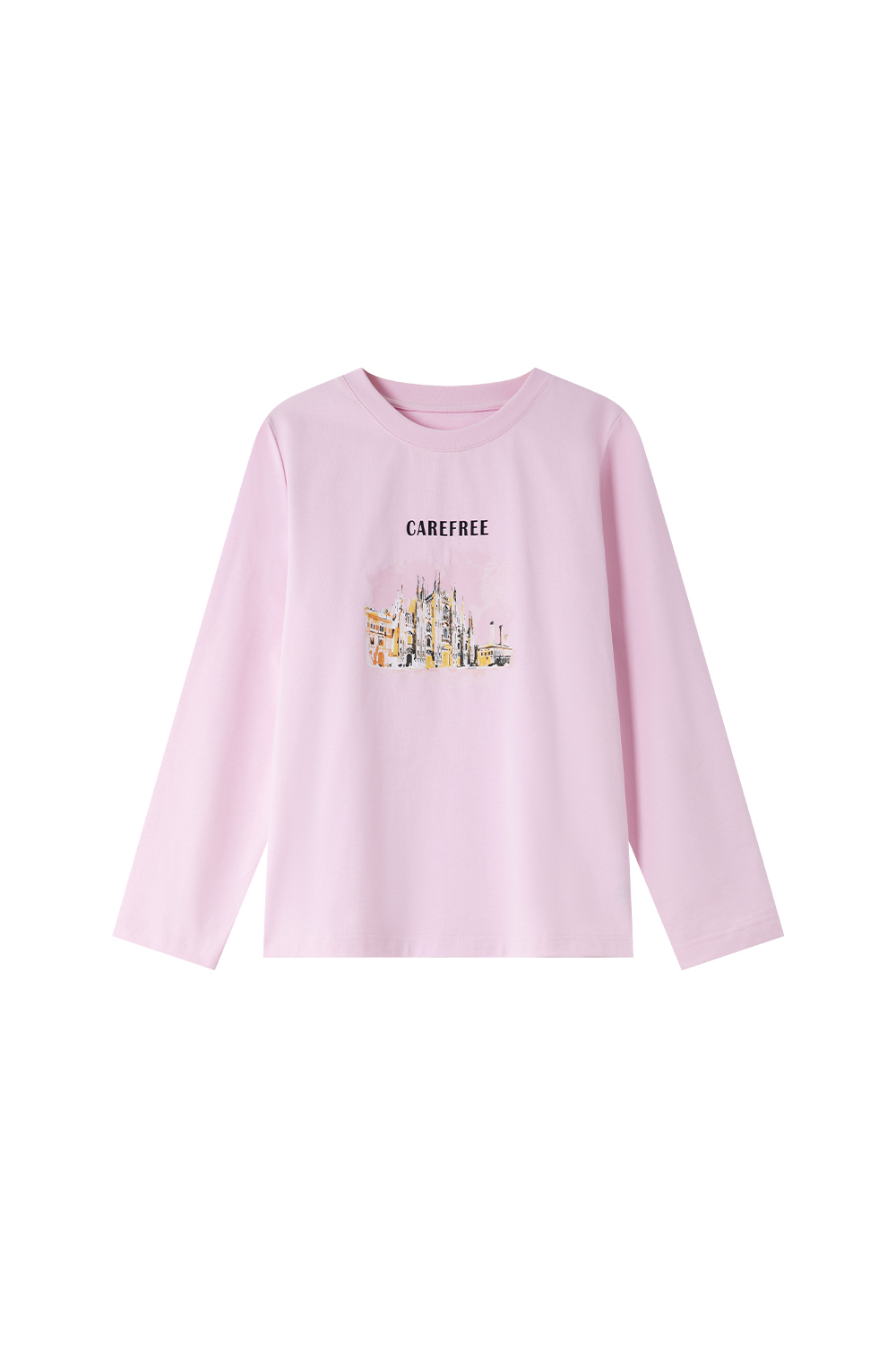 Scenery Print Cotton T-shirt