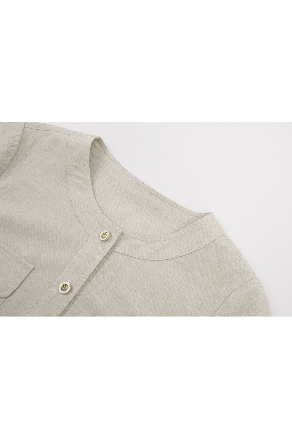 Minimalist Fashion Matching Linen Suit