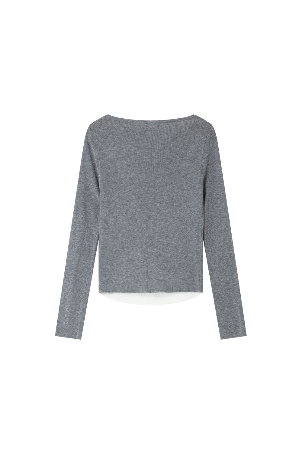 Fake Two-Piece Base Sweater