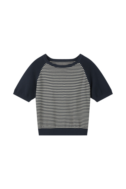 Striped Contrast Sweater