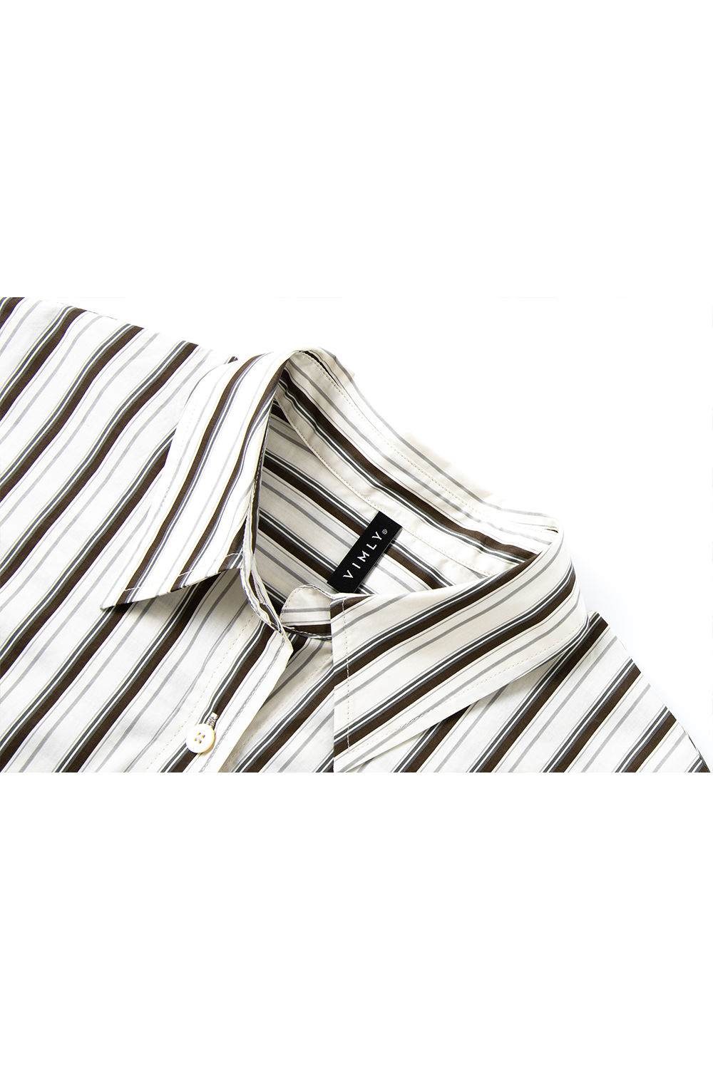 Pure Cotton Striped Fashion Shirt