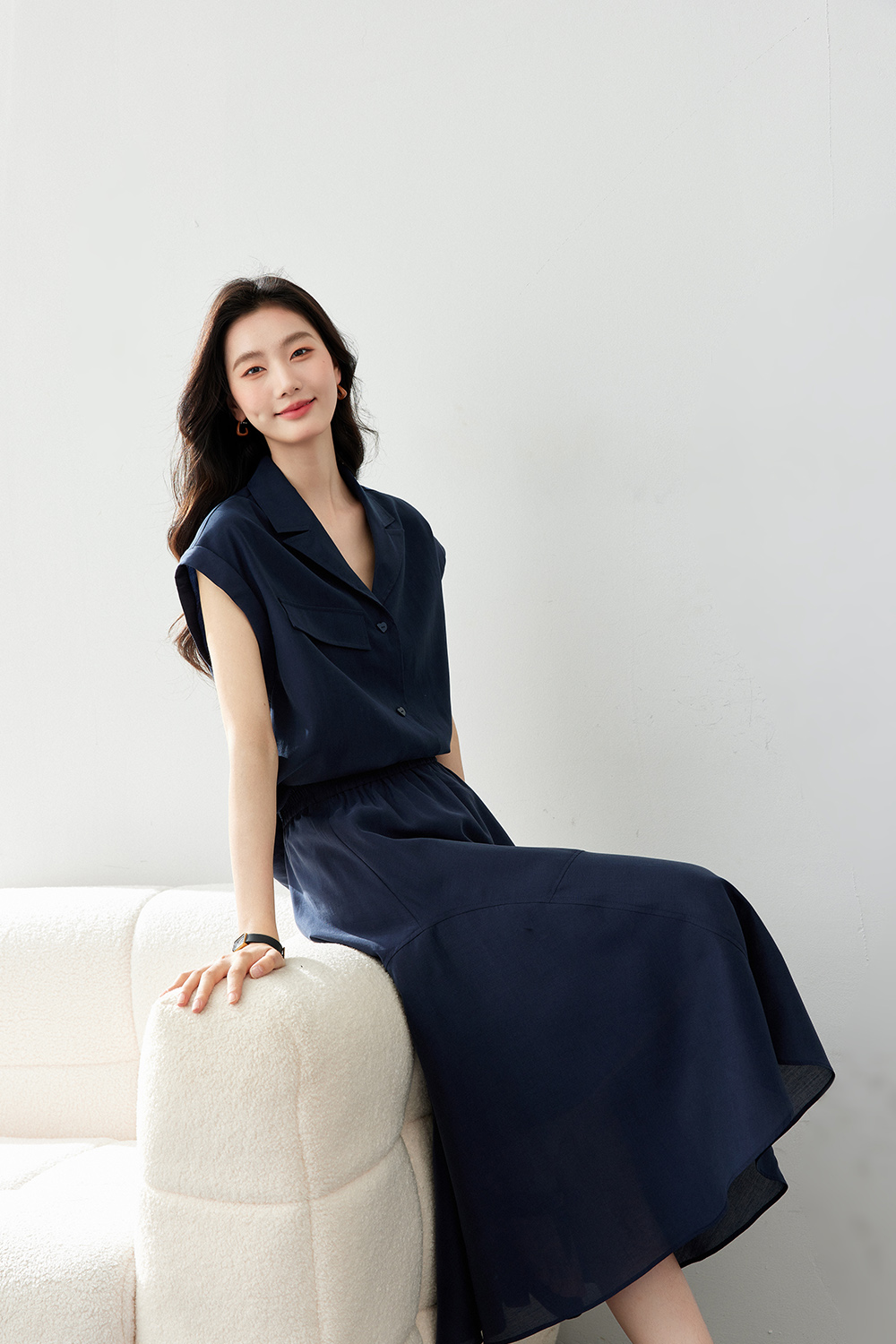 Unrestrained comfortable Lyocell suit.