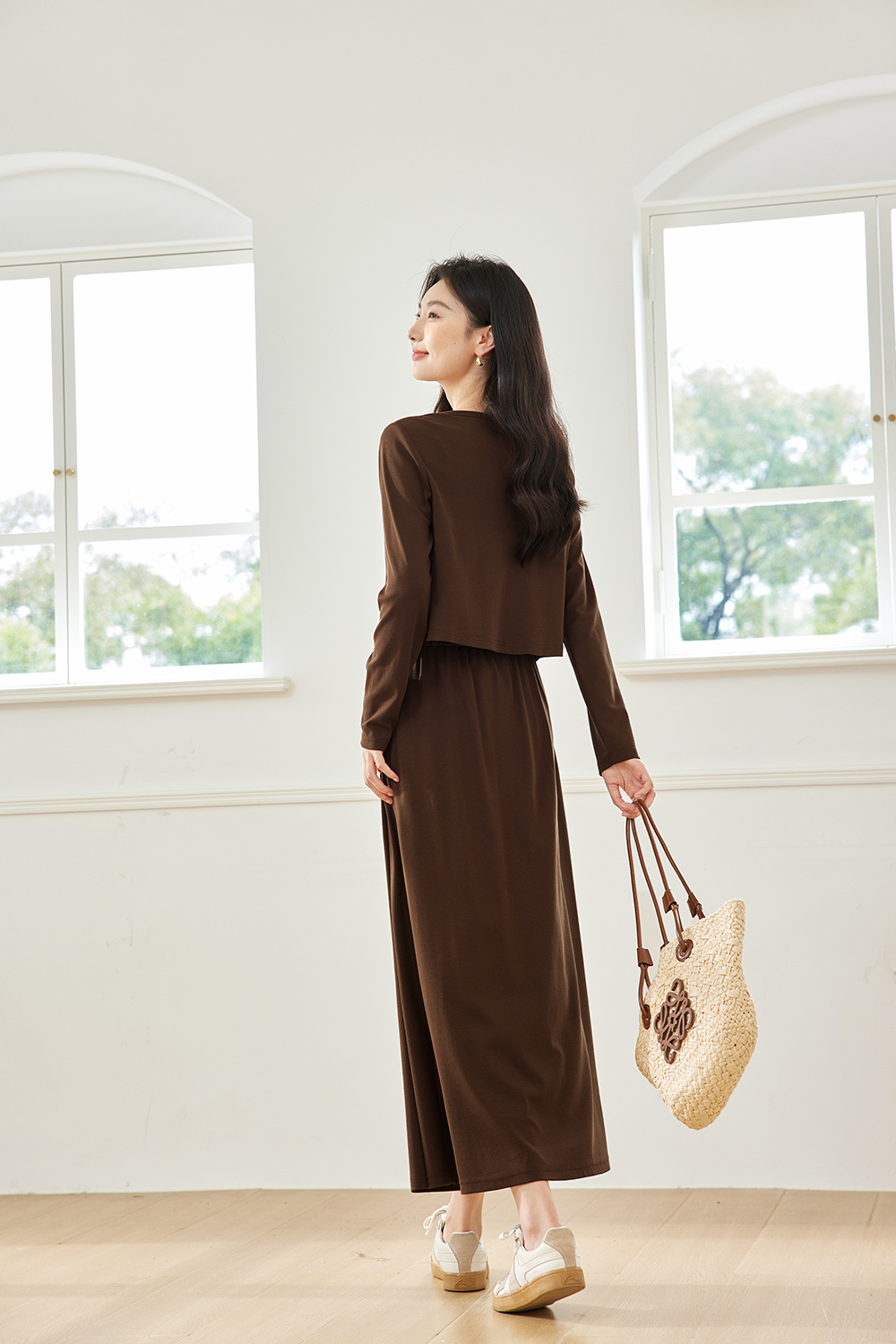 Lazy And Comfortable Cardigan Suit