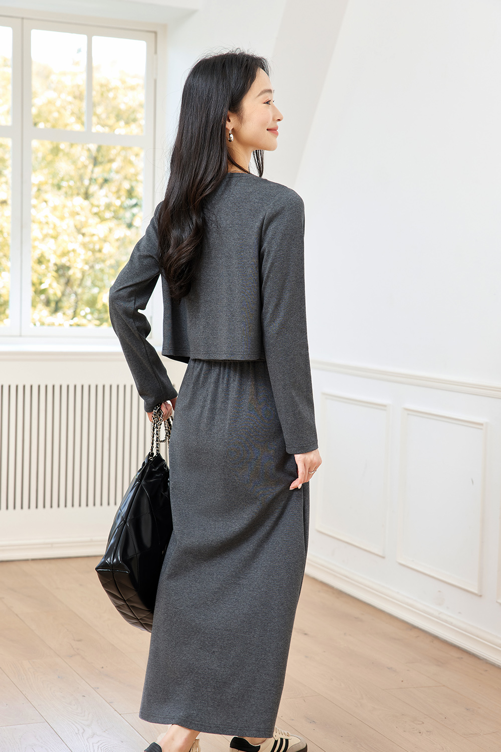 Lazy And Comfortable Cardigan Suit