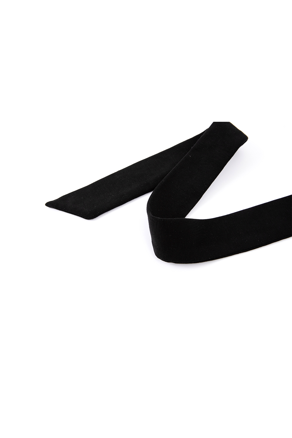 Retro Lyocell Pleated Ribbon T-Shirt