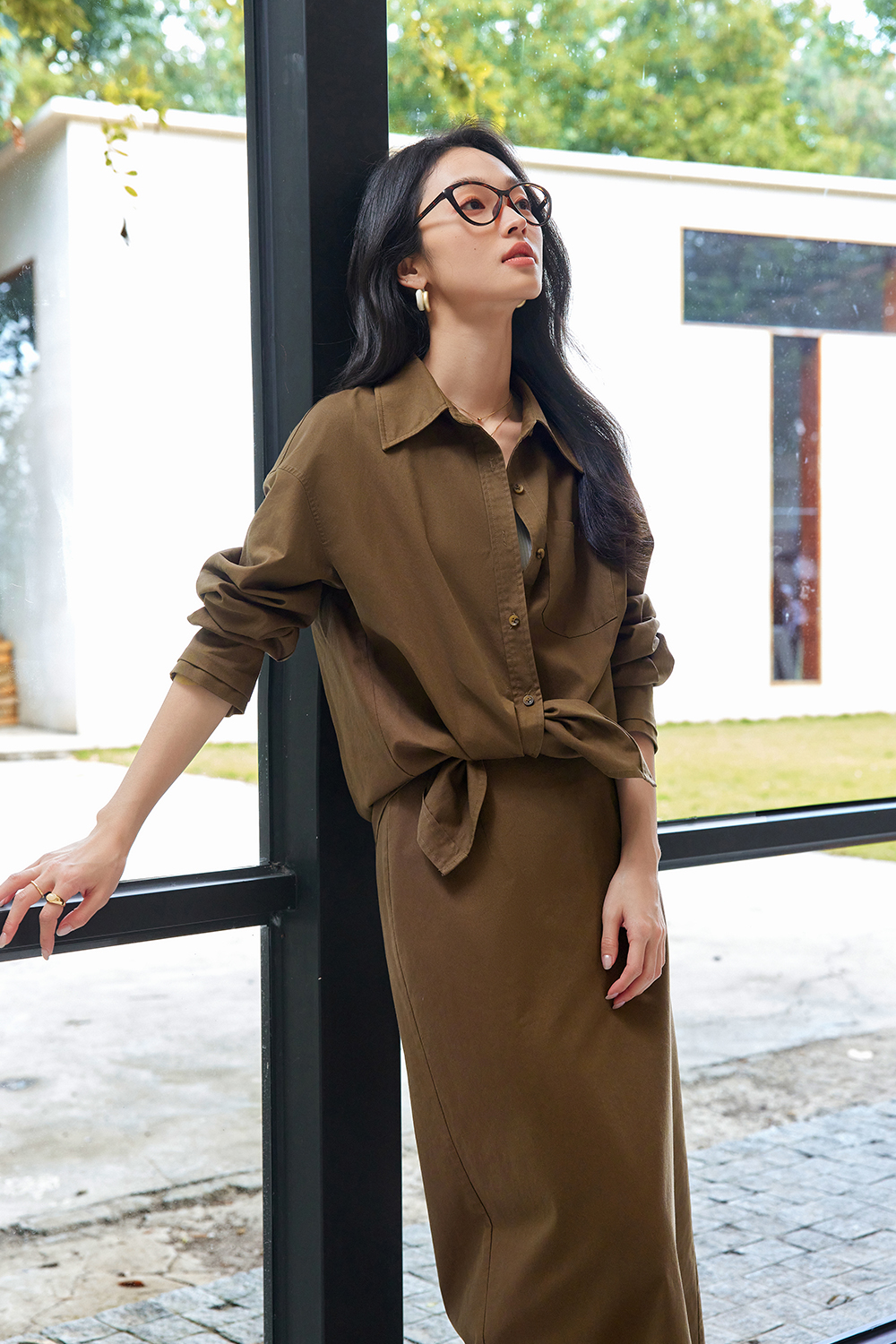 Fashionable Temperament Solid Color Suit-VIMLYSTORE