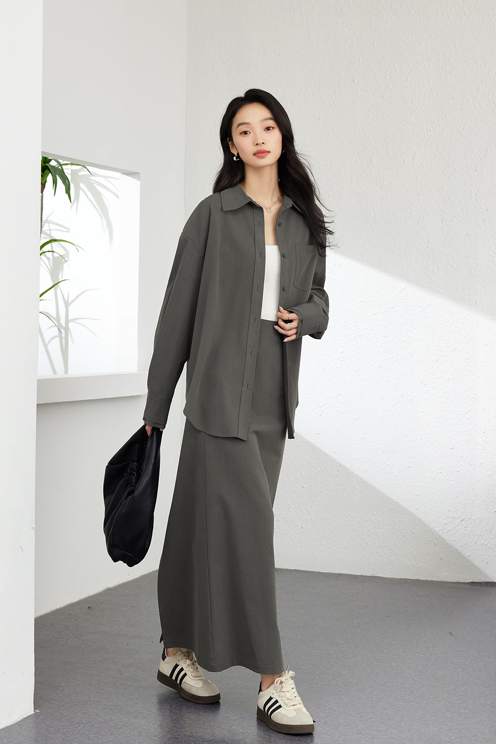 Fashionable Temperament Solid Color Suit-VIMLYSTORE