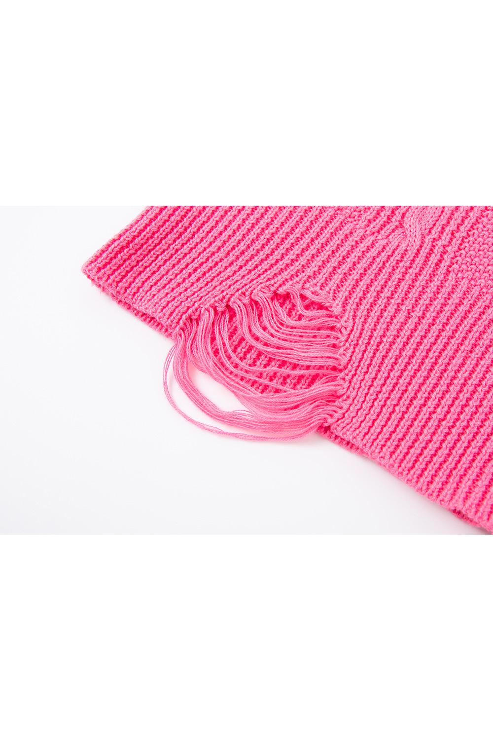 Textured Lazy Knitted Sweater