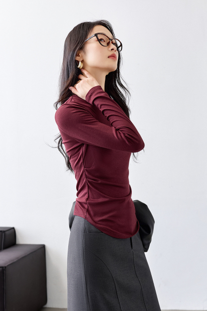 Wool blend knitted base layer