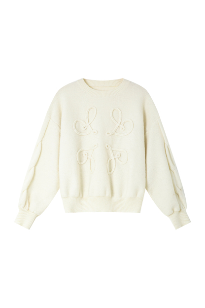 3D Line Design Sweater