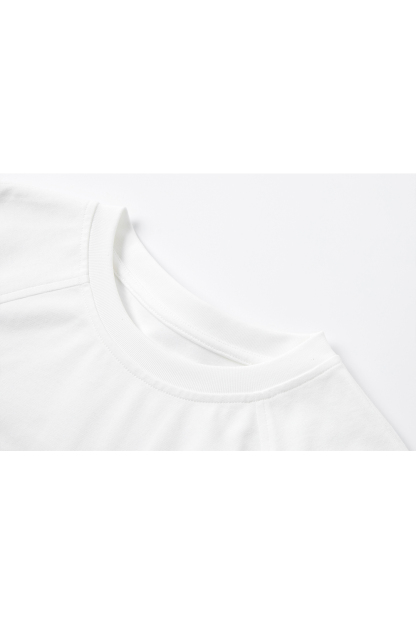 Split Spliced Pure Cotton Shirt