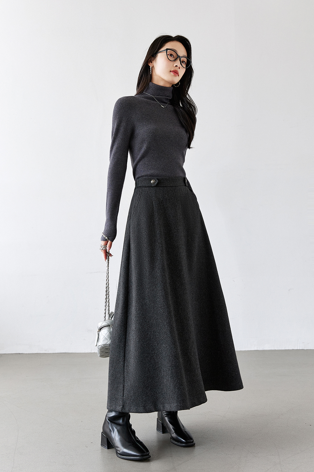 Slimming A-Line Skirt-VIMLYSTORE