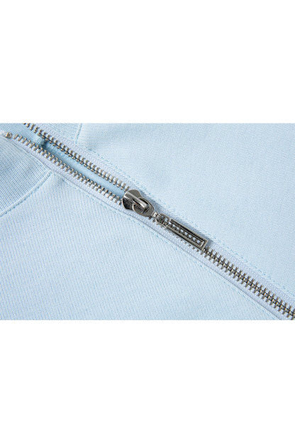 Structural Zipper Segmentation Sweatshirt