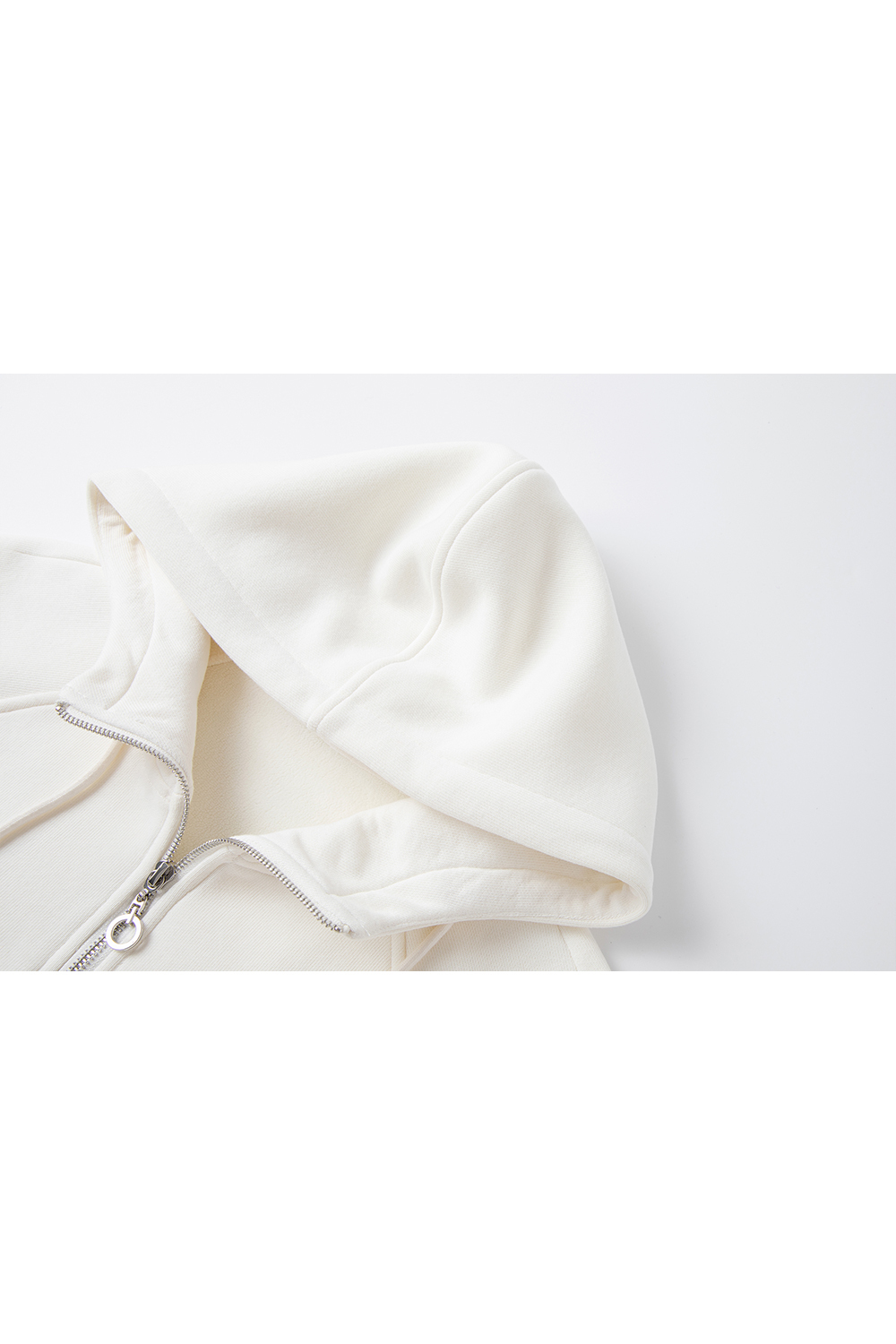 Fleece-Lined Thickened Hooded Sweatshirt