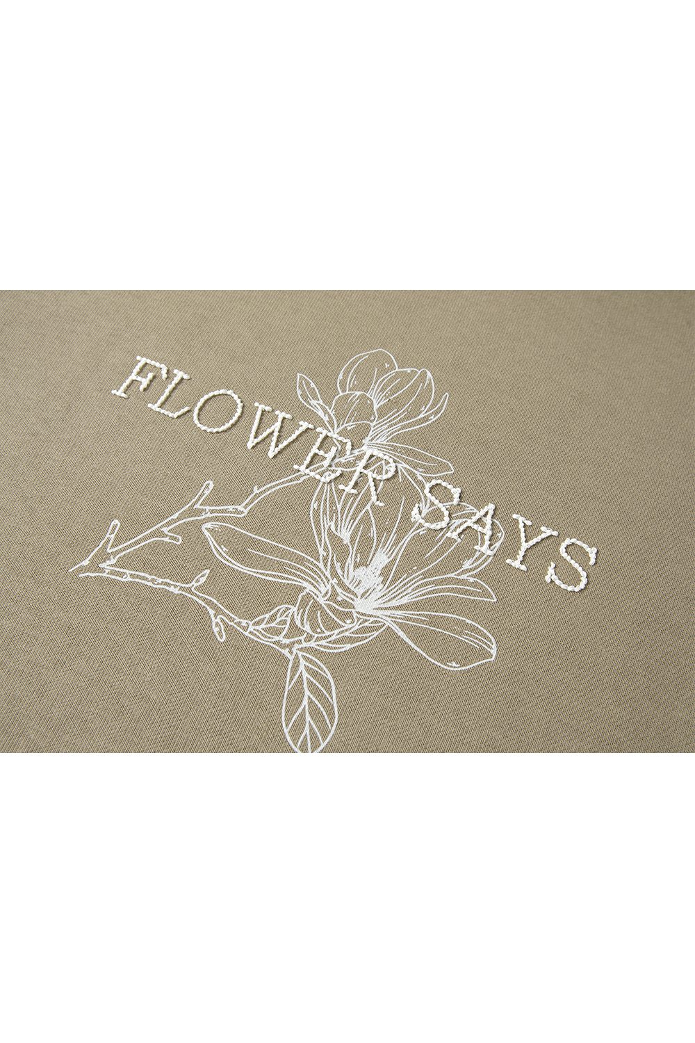 Semi-High Neck Printed Sweatshirt Set-VIMLYSTORE