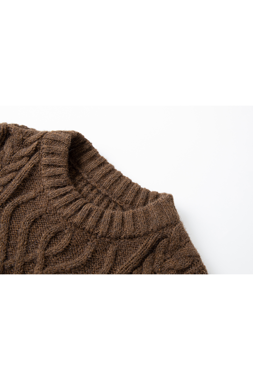 Lazy Style Cable Knitted Sweater