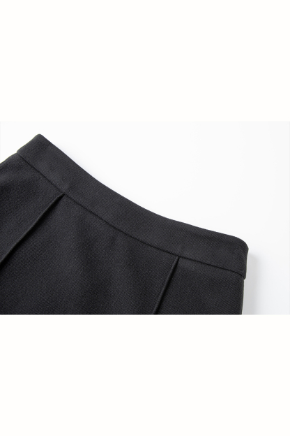 Simple Hip-Hugging Straight Skirt