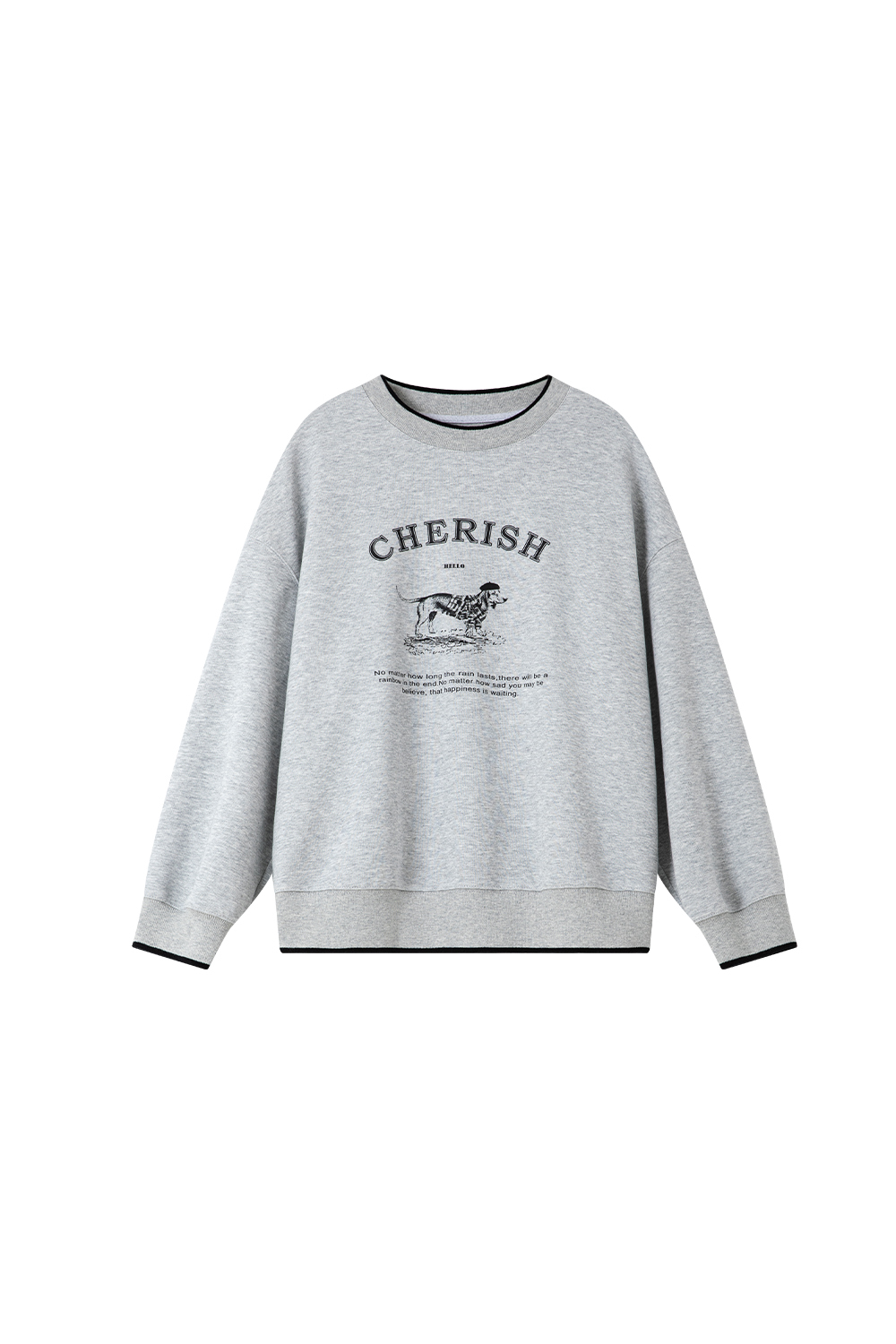Cotton-spun Dog Printed Sports Shirt