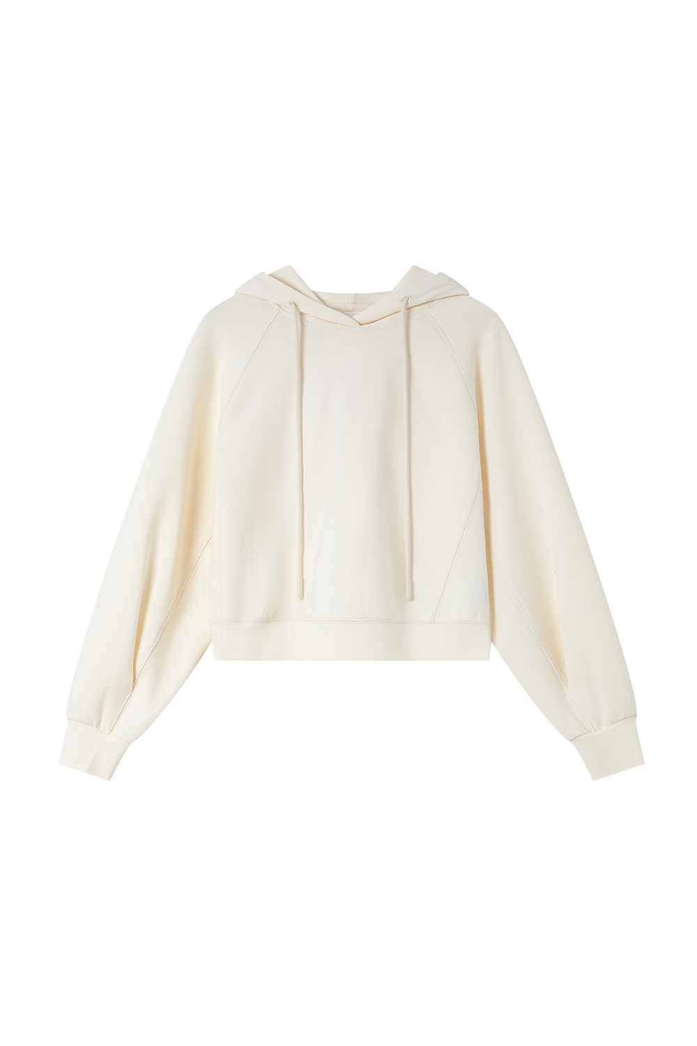 Solid Color Hooded Knitted Sweatshirt