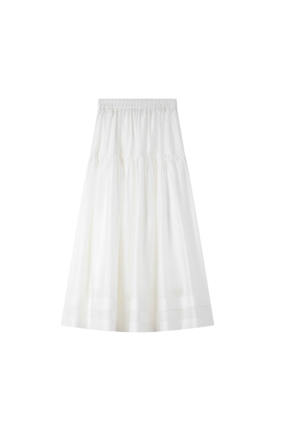 Pleated Loose Long Skirt