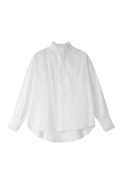 Hollow Lace Shirt