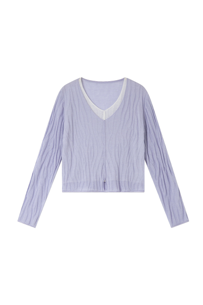 Faux Two-piece Comfortable Knitwear