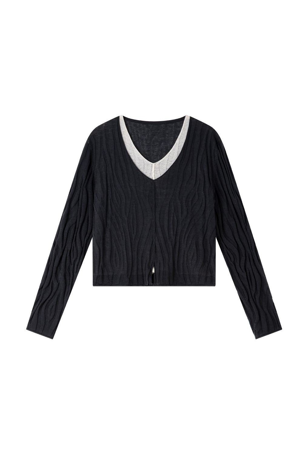 Faux Two-piece Comfortable Knitwear