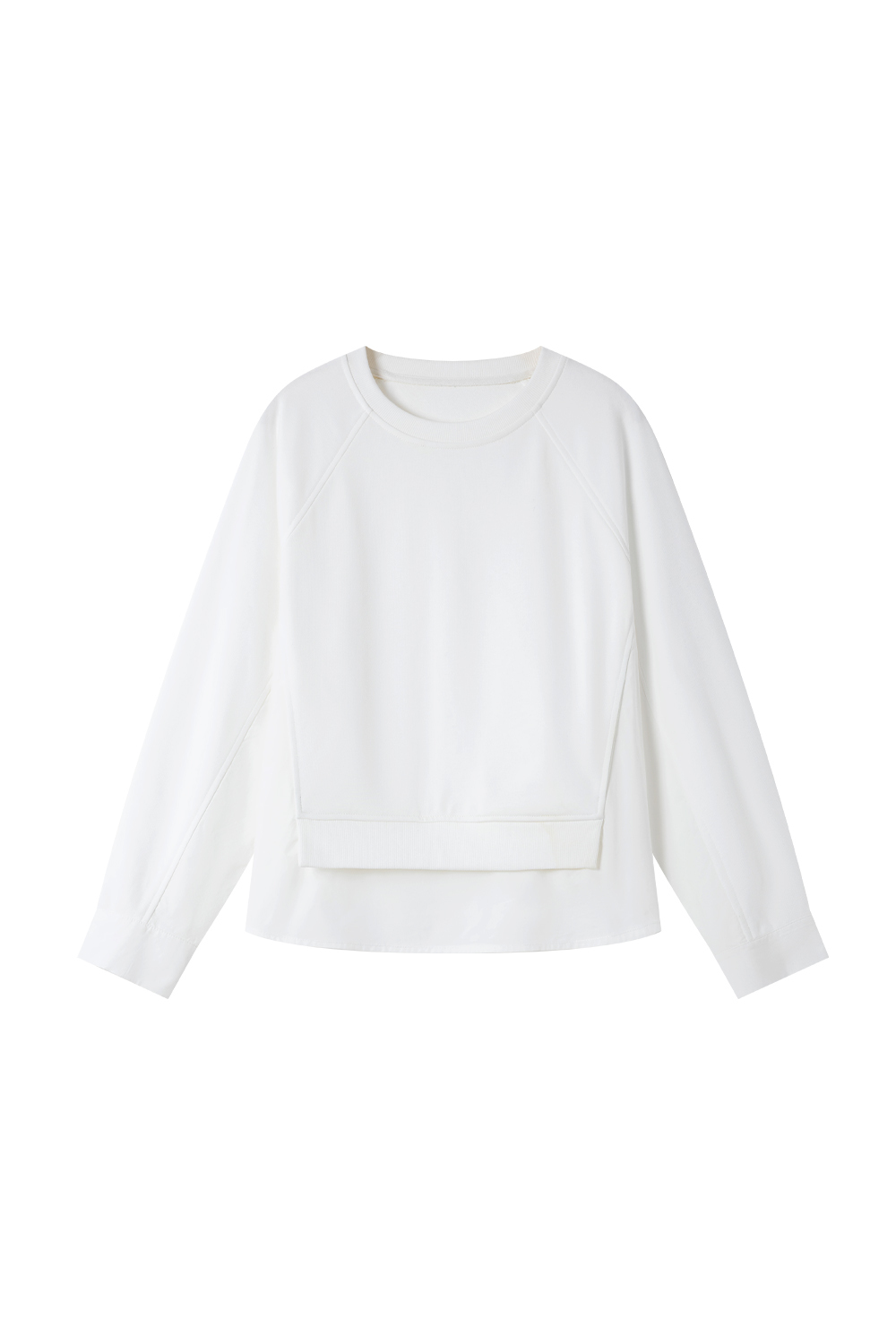Cotton Layered Sweatshirt